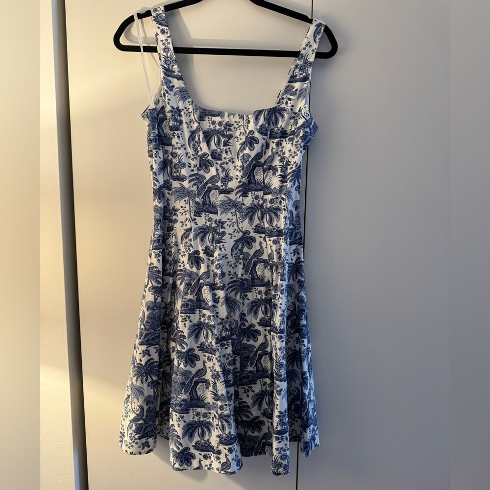 STAUD Wells Toile Cotton Poplin Minidress Size 6